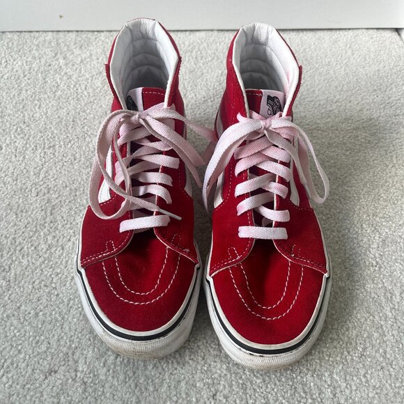 Red High Top Vans - Picture 1 of 5